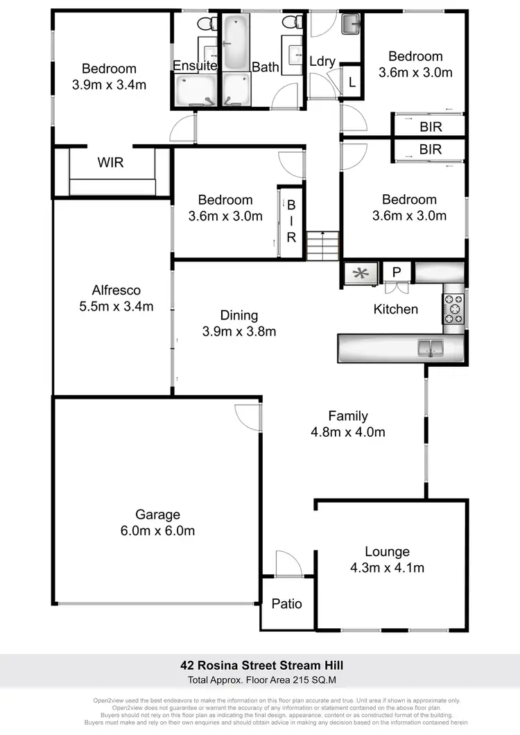 Floorplan of Homely house listing, 42 Rosina Street, Stream Hill NSW 2526
