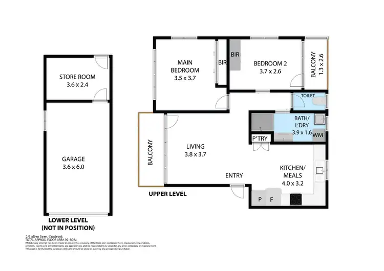 Floorplan of Homely unit listing, 2/6 Albert Street, Cranbrook QLD 4814
