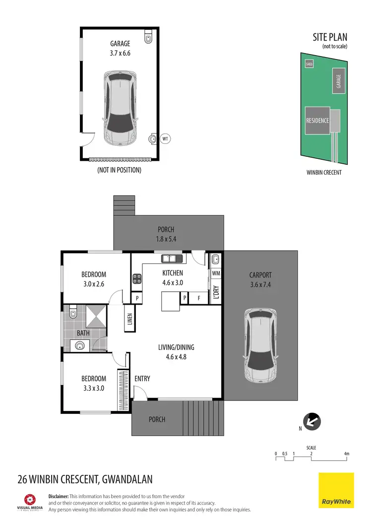 Floorplan of Homely house listing, 26 Winbin Crescent, Gwandalan NSW 2259