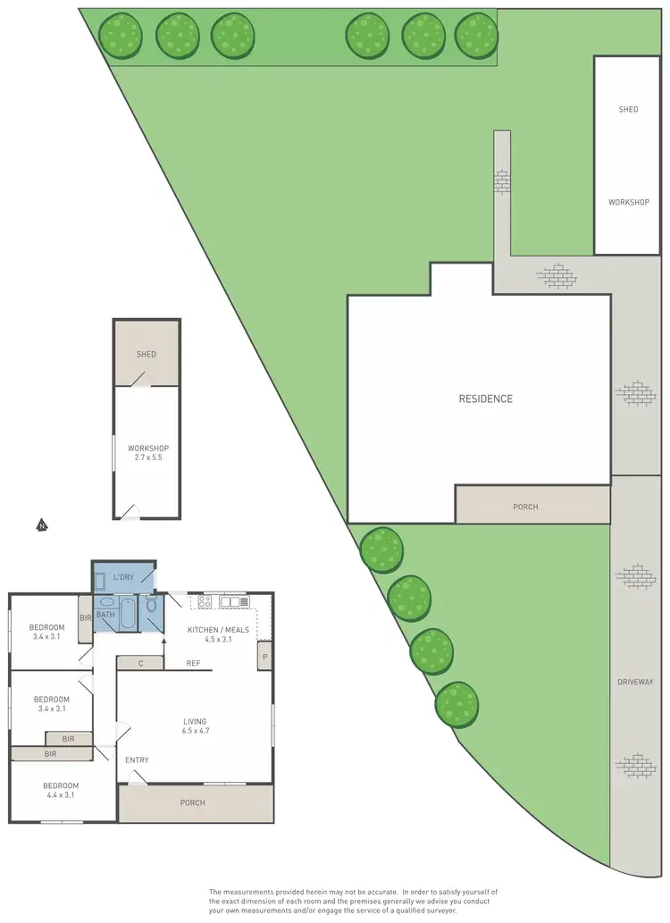 Floorplan of Homely house listing, 10 Allen Street, Laverton VIC 3028
