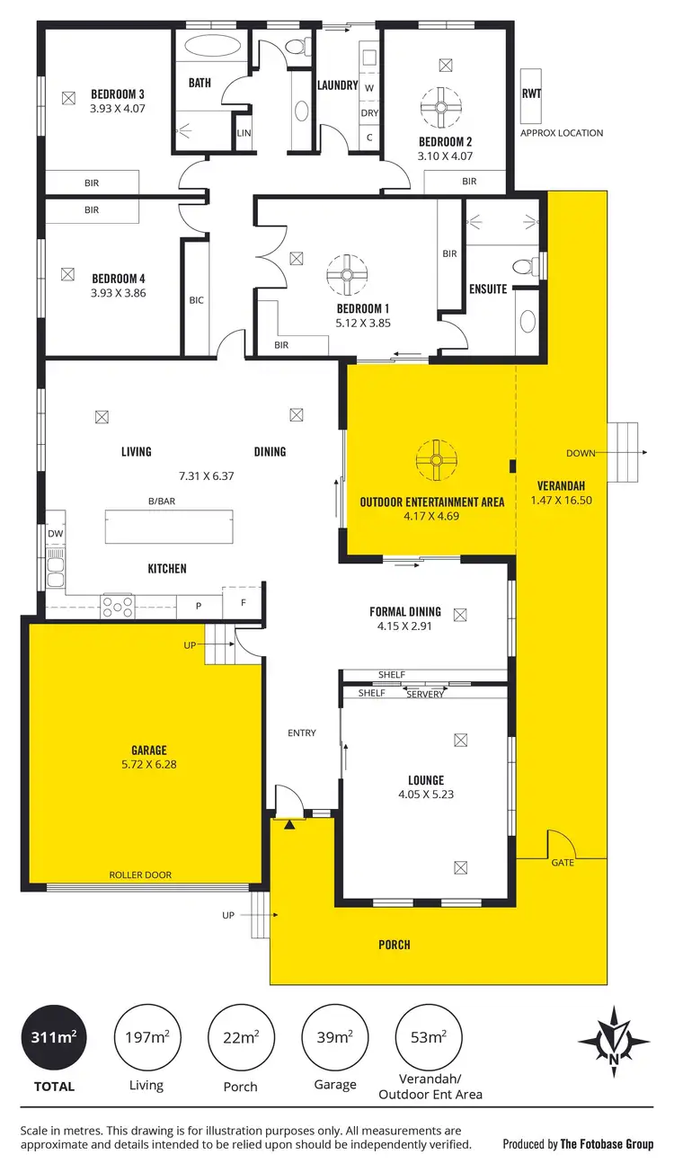 Floorplan of Homely house listing, 6 Anglesea Lane, Seaford Rise SA 5169