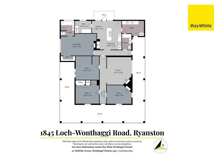 Floorplan of Homely other listing, 1845 Loch-wonthaggi Road, Ryanston VIC 3992