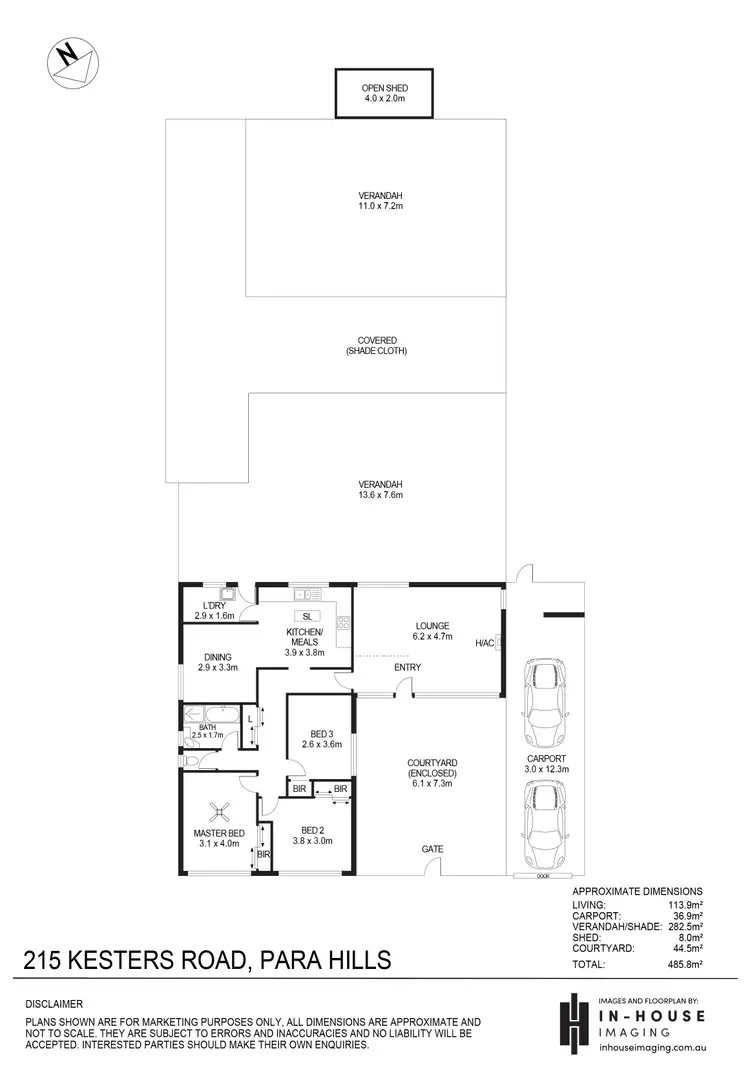 Floorplan of Homely house listing, 215 Kesters Road, Para Hills SA 5096