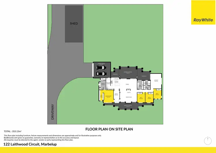 Floorplan of Homely house listing, 122 Laithwood Circuit, Marbelup WA 6330