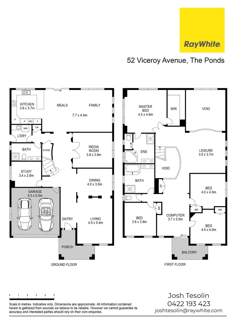 Floorplan of Homely house listing, 52 Viceroy Avenue, The Ponds NSW 2769