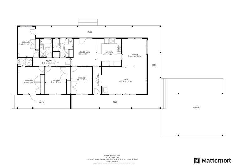 Floorplan of Homely house listing, 4 Blake Court, Swan Hill VIC 3585