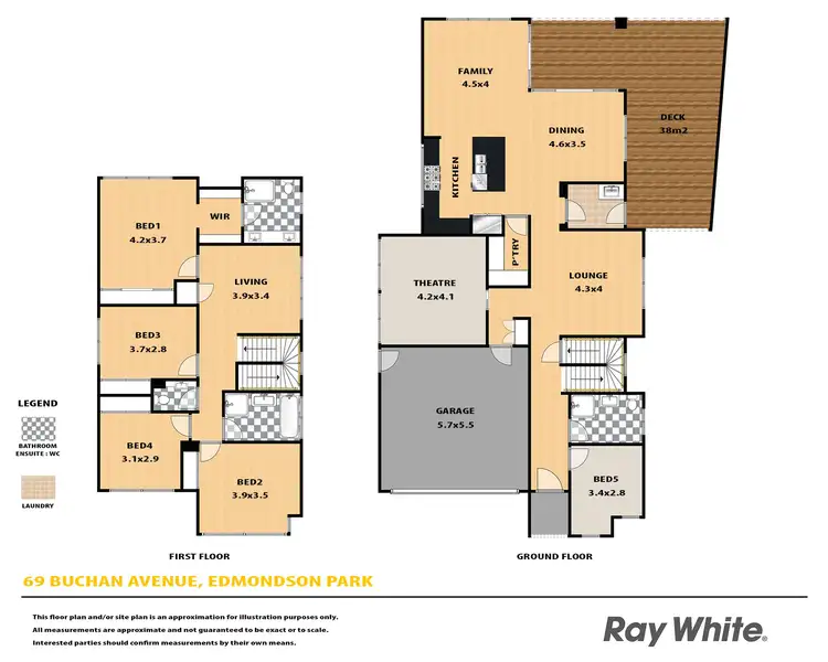 Floorplan of Homely house listing, 69 Buchan Avenue, Edmondson Park NSW 2174