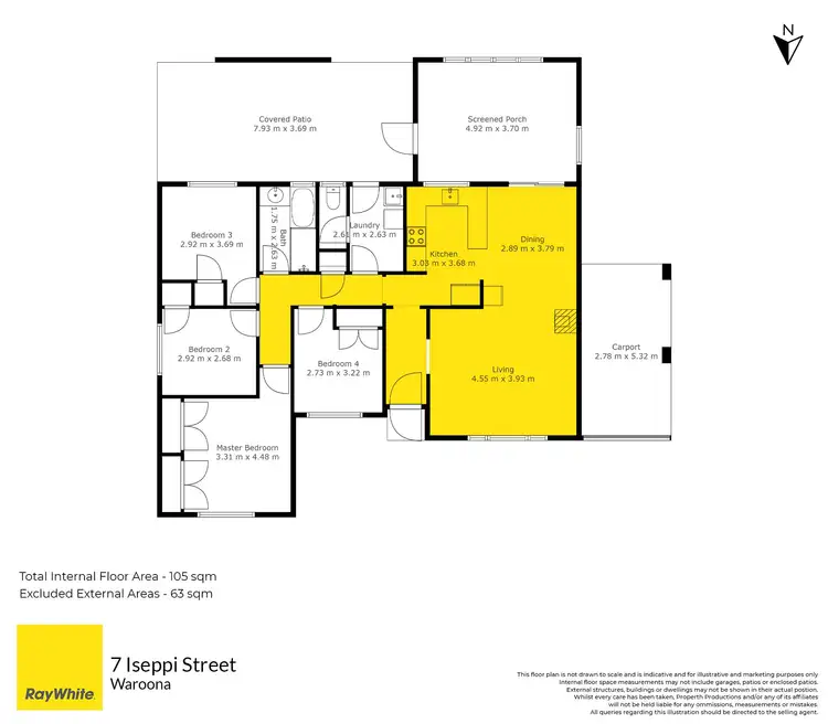 Floorplan of Homely house listing, 7 Iseppi Street, Waroona WA 6215