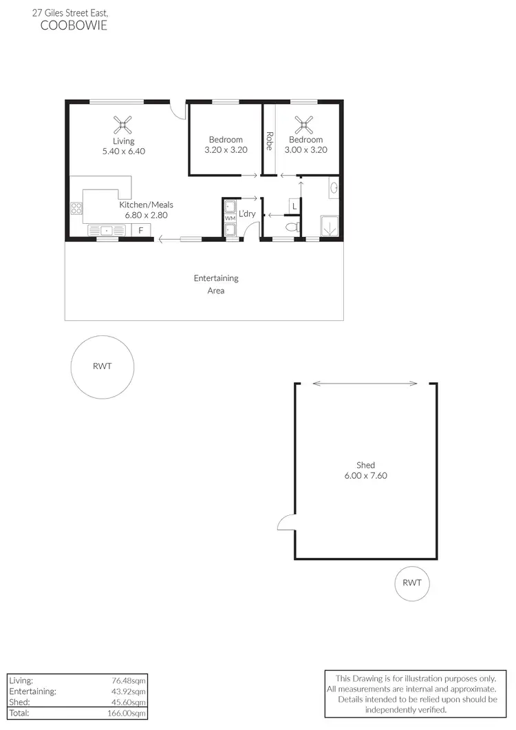 Floorplan of Homely house listing, 27 Giles Street East, Coobowie SA 5583
