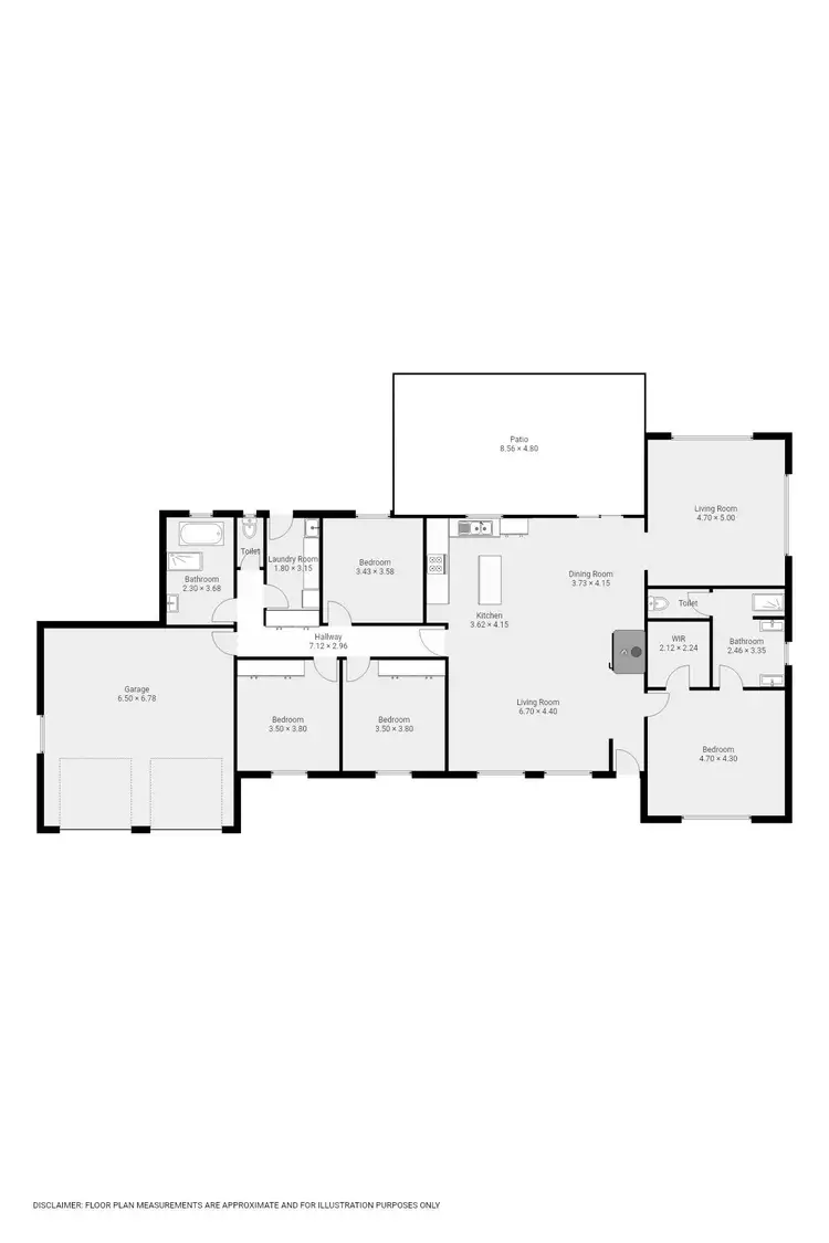 Floorplan of Homely house listing, 2 Collins Drive, Suttontown SA 5291