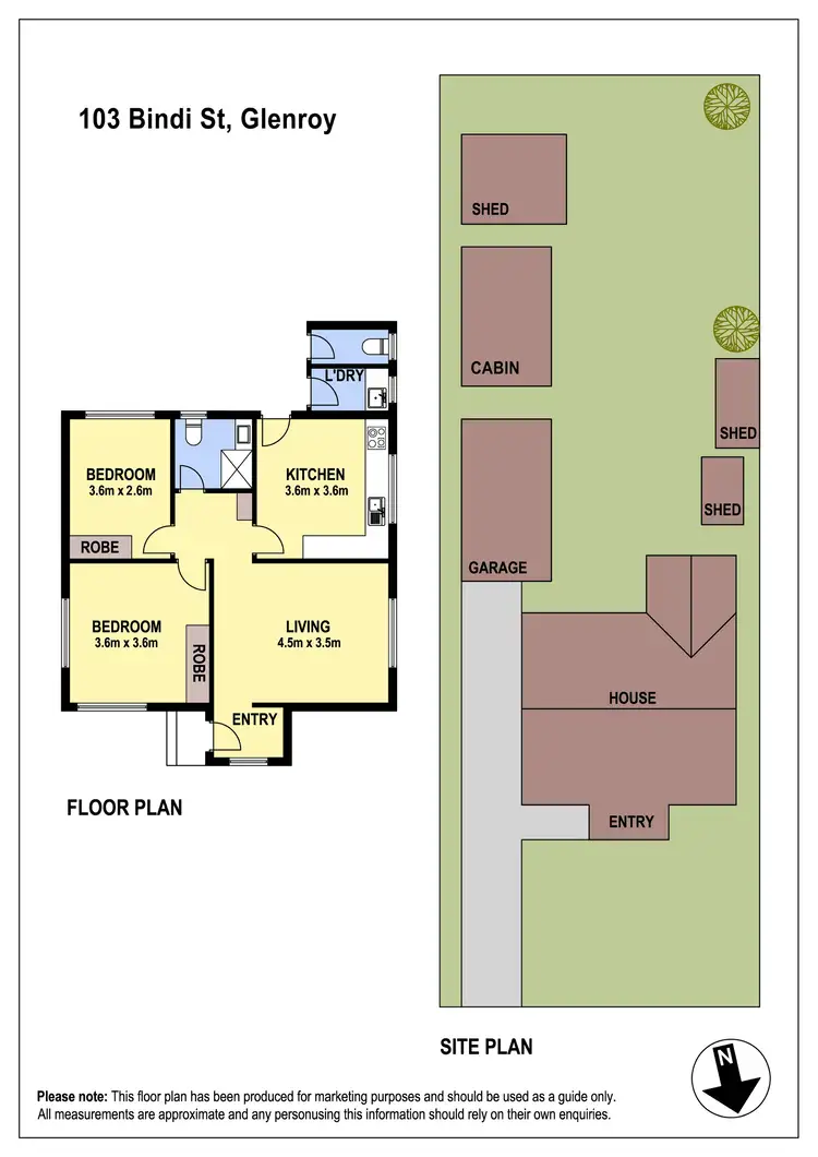 Floorplan of Homely house listing, 103 Bindi Street, Glenroy VIC 3046