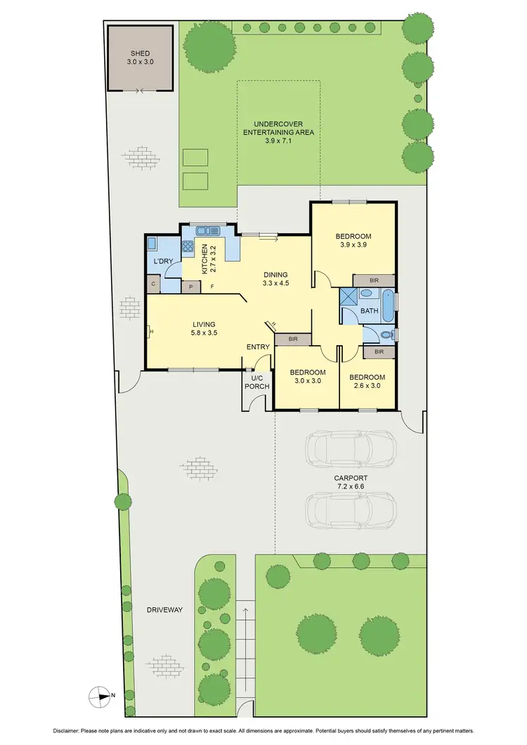 Floorplan of Homely house listing, 15 Magnolia Boulevard, Meadow Heights VIC 3048
