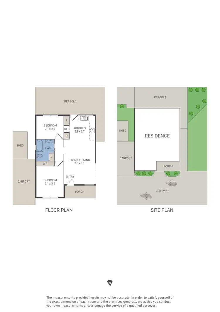 Floorplan of Homely unit listing, 1/16 Claremont Crescent, Hoppers Crossing VIC 3029