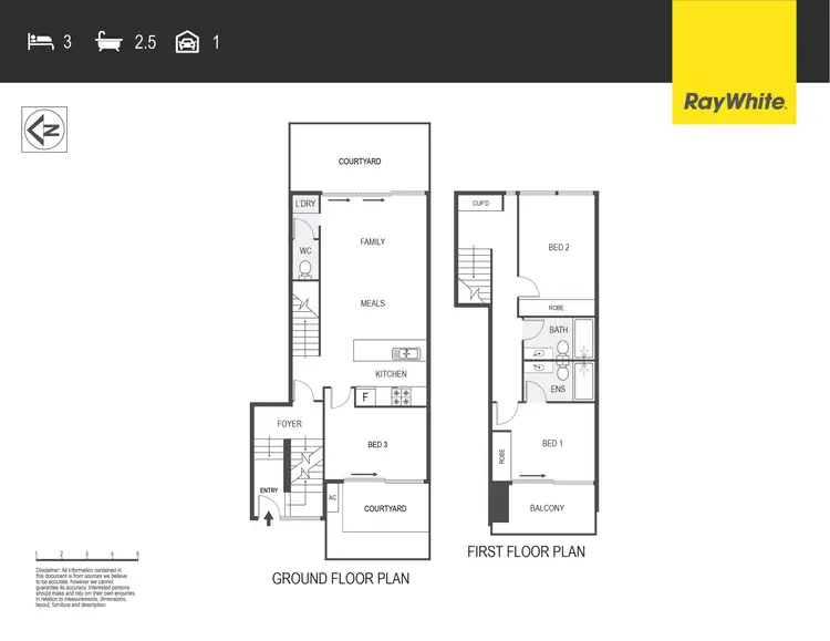 Floorplan of Homely townhouse listing, 36/16 Alex Colley Crescent, Wright ACT 2611
