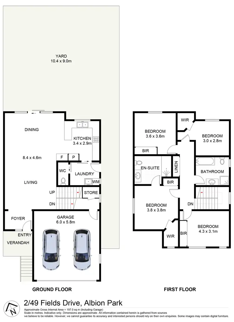 Floorplan of Homely house listing, 2/49 Fields Drive, Albion Park NSW 2527
