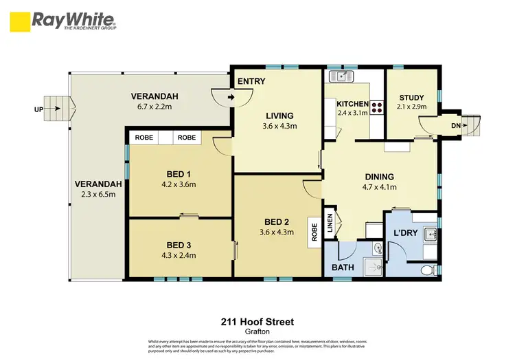 Floorplan of Homely house listing, 211 Hoof Street, Grafton NSW 2460