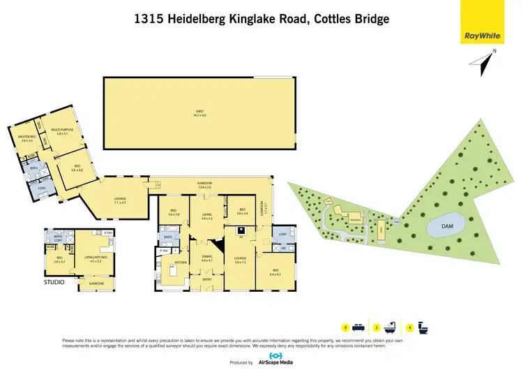 Floorplan of Homely house listing, 1315 Heidelberg-Kinglake Road, Cottles Bridge VIC 3099