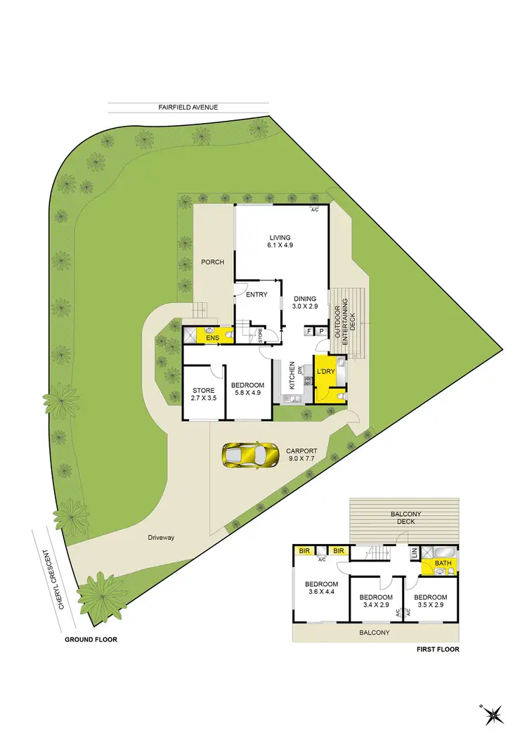 Floorplan of Homely house listing, 1 Cheryl Crescent, Belmont VIC 3216