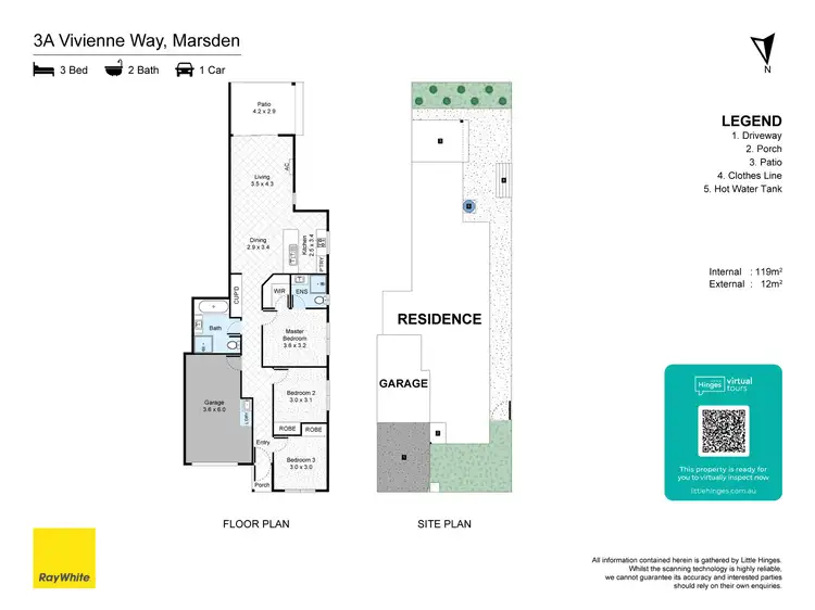 Floorplan of Homely house listing, 3A Vivienne Way, Marsden QLD 4132