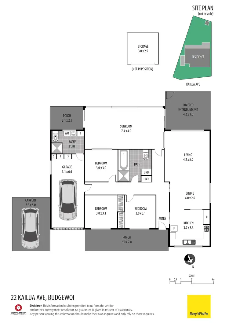 Floorplan of Homely house listing, 22 Kailua Avenue, Budgewoi NSW 2262