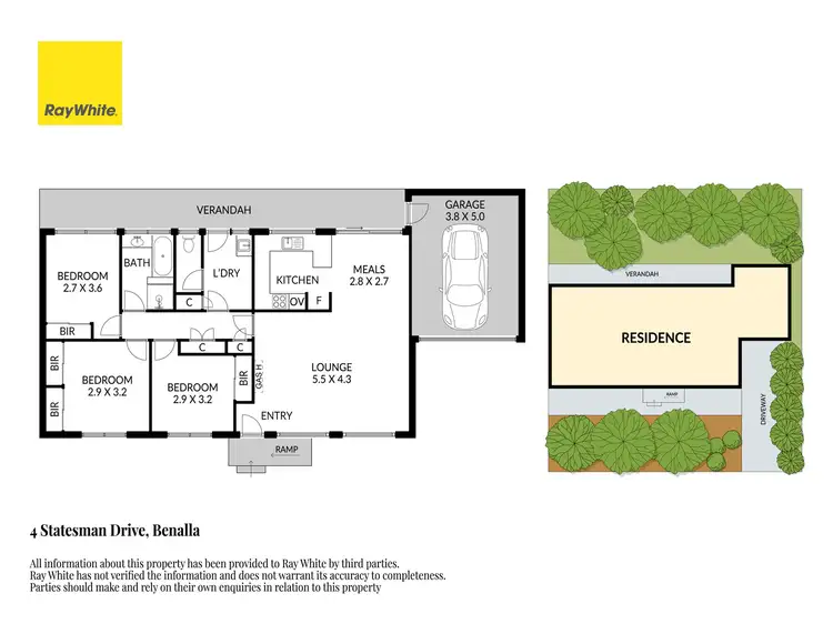 Floorplan of Homely house listing, 4 Statesman Drive, Benalla VIC 3672