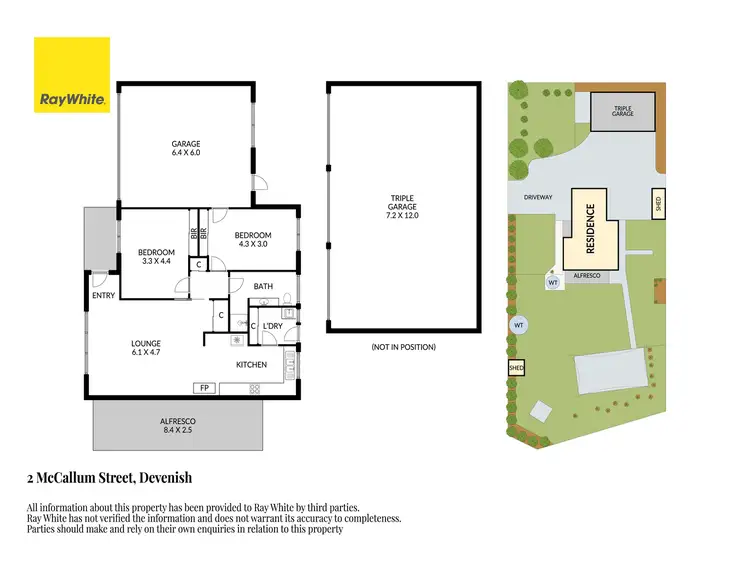 Floorplan of Homely house listing, 2 McCallum Street, Devenish VIC 3726