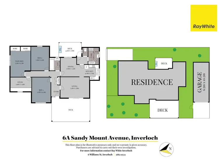 Floorplan of Homely house listing, 6A Sandy Mount Avenue, Inverloch VIC 3996