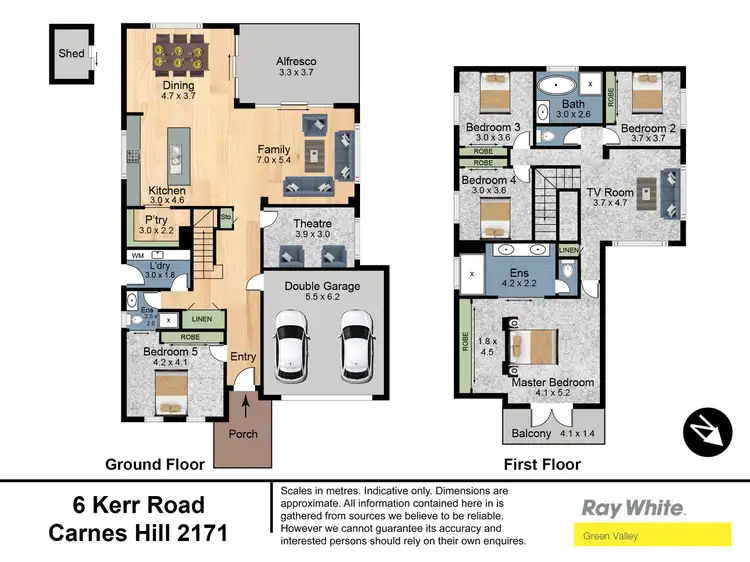 Floorplan of Homely house listing, 6 Kerr Road, Carnes Hill NSW 2171