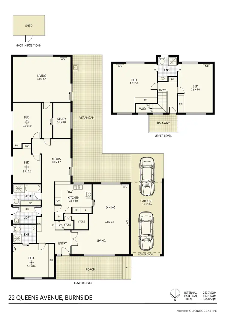 Floorplan of Homely house listing, 22 Queens Avenue, Burnside SA 5066