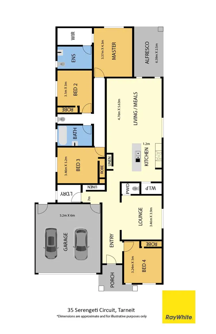 Floorplan of Homely house listing, 35 Serengeti Circuit, Tarneit VIC 3029
