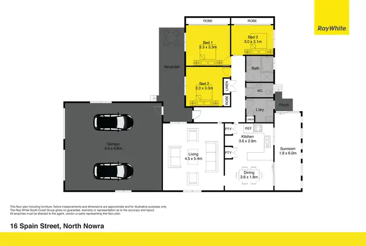 Floorplan of Homely house listing, 16 Spain Street, North Nowra NSW 2541
