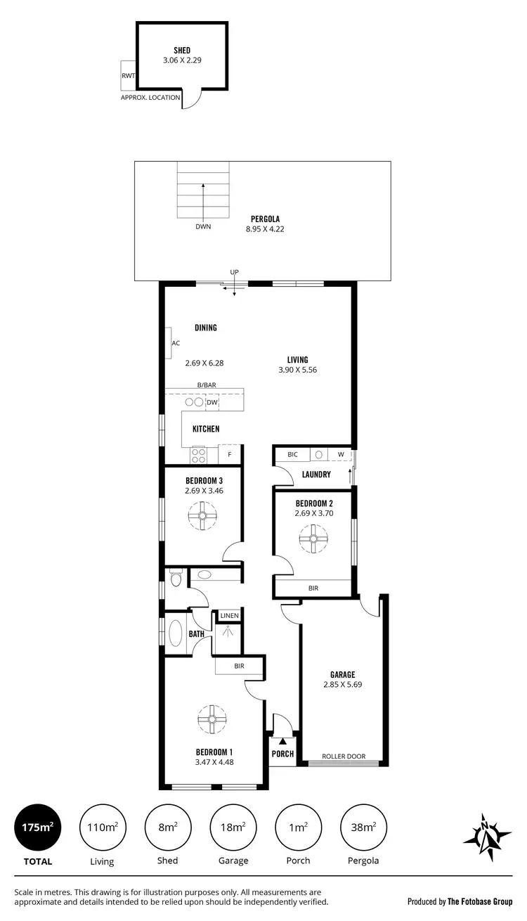 Floorplan of Homely house listing, 20 Fairview Terrace, Clearview SA 5085