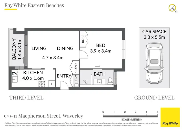 Floorplan of Homely apartment listing, 9/9 Macpherson Street, Waverley NSW 2024