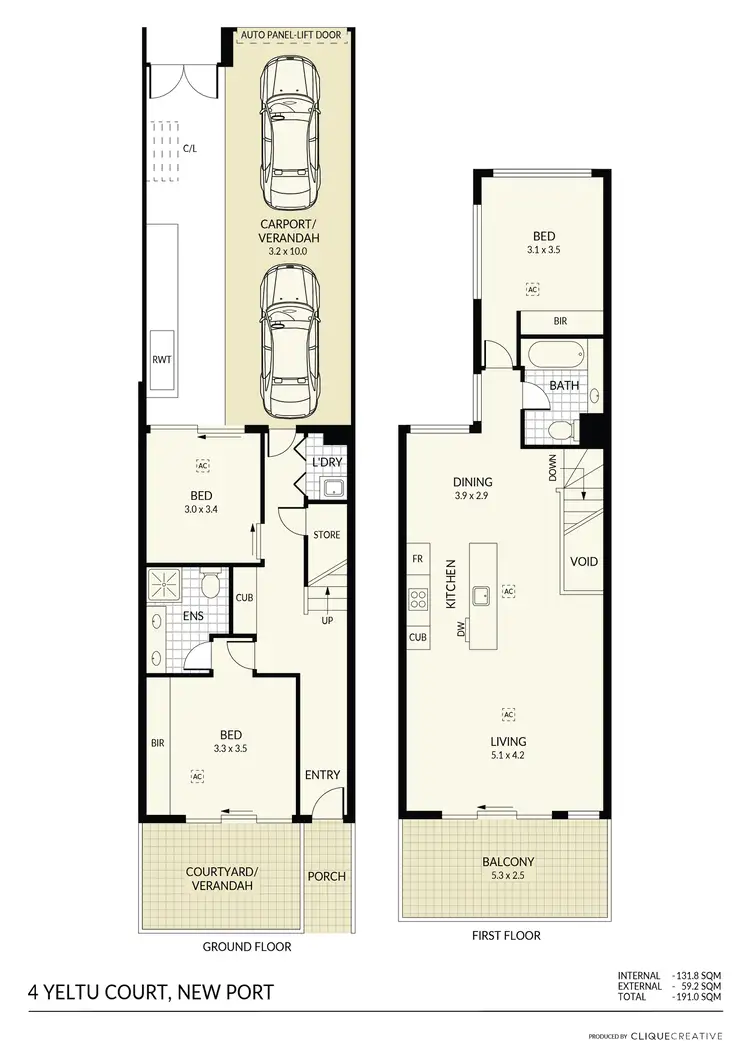 Floorplan of Homely townhouse listing, 4 Yeltu Court, New Port SA 5015
