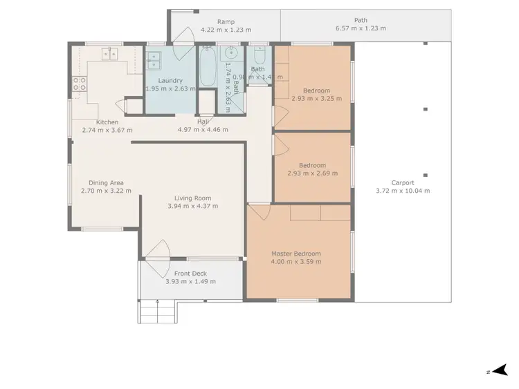 Floorplan of Homely house listing, 31 Jacqueline Drive, Emerald QLD 4720