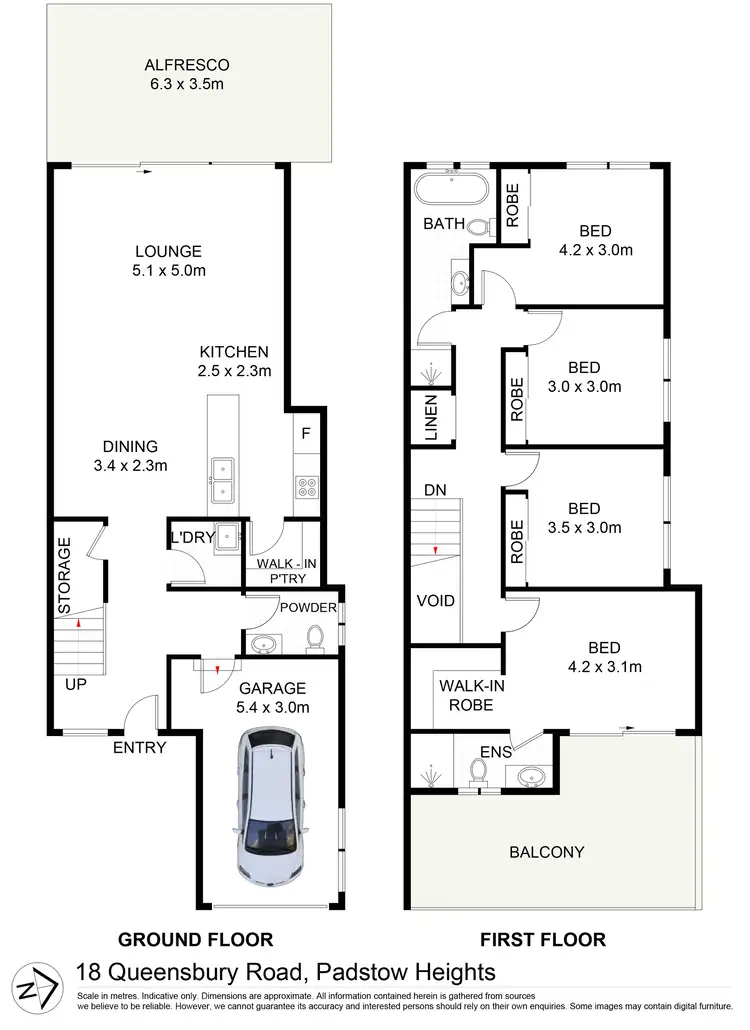 Floorplan of Homely house listing, 18 Queensbury Road, Padstow Heights NSW 2211