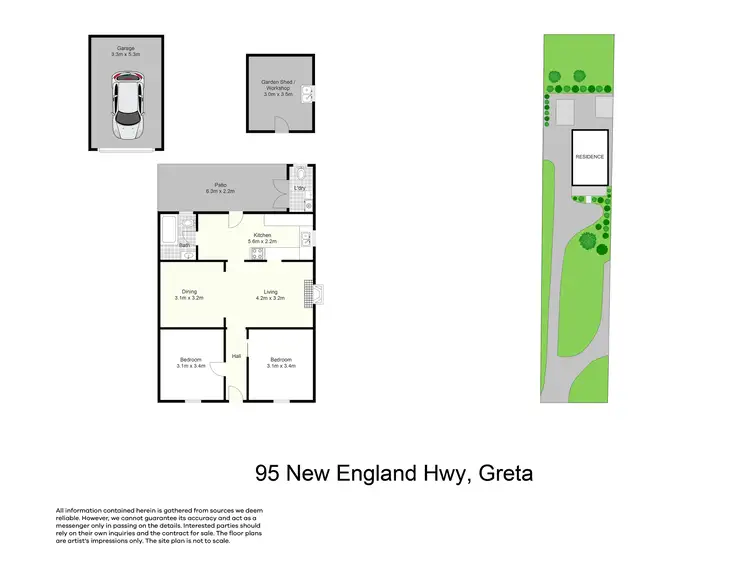 Floorplan of Homely house listing, 95 New England Highway, Greta NSW 2334