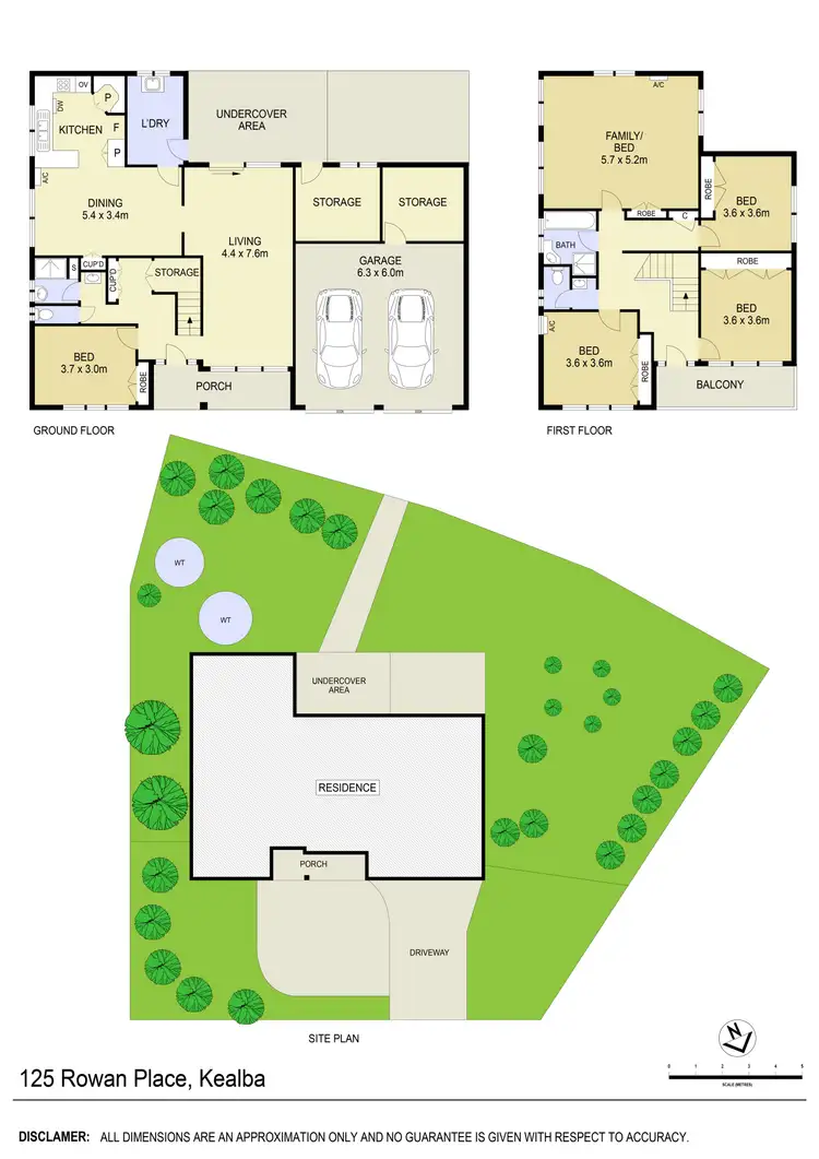 Floorplan of Homely house listing, 125 Rowan Drive, Kealba VIC 3021