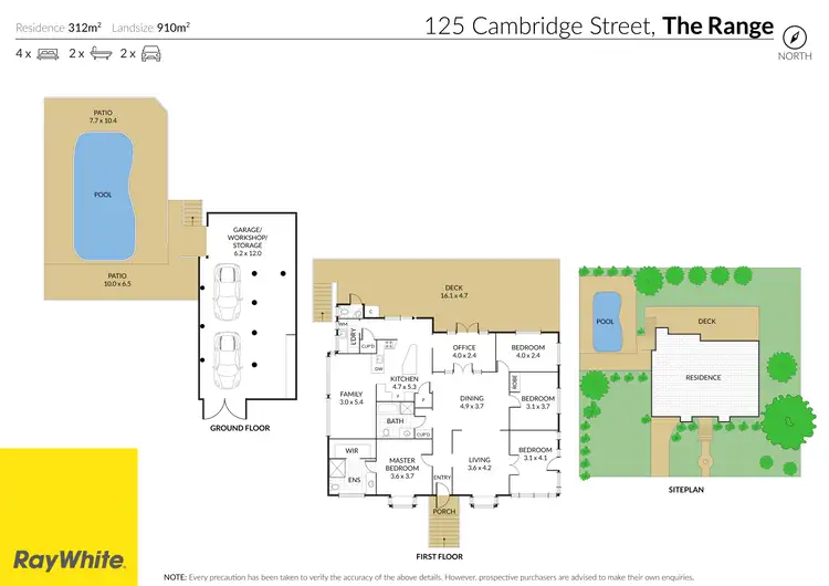 Floorplan of Homely house listing, 125 Cambridge Street, The Range QLD 4700