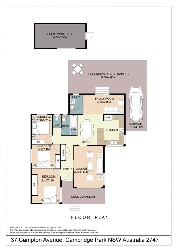 Floorplan of Homely house listing, 37 Campton Avenue, Cambridge Park NSW 2747