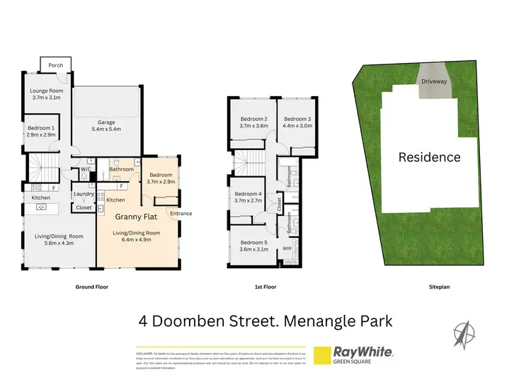 Floorplan of Homely house listing, 4 Doomben Street, Menangle Park NSW 2563