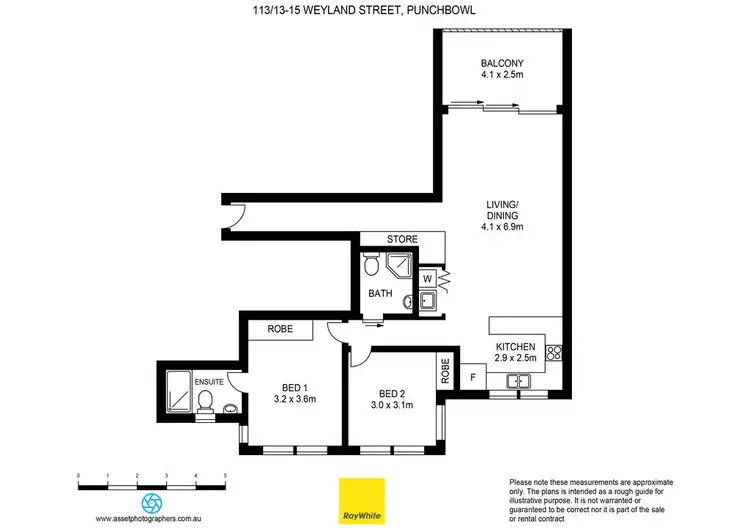 Floorplan of Homely apartment listing, 113/13-15 Weyland Street, Punchbowl NSW 2196