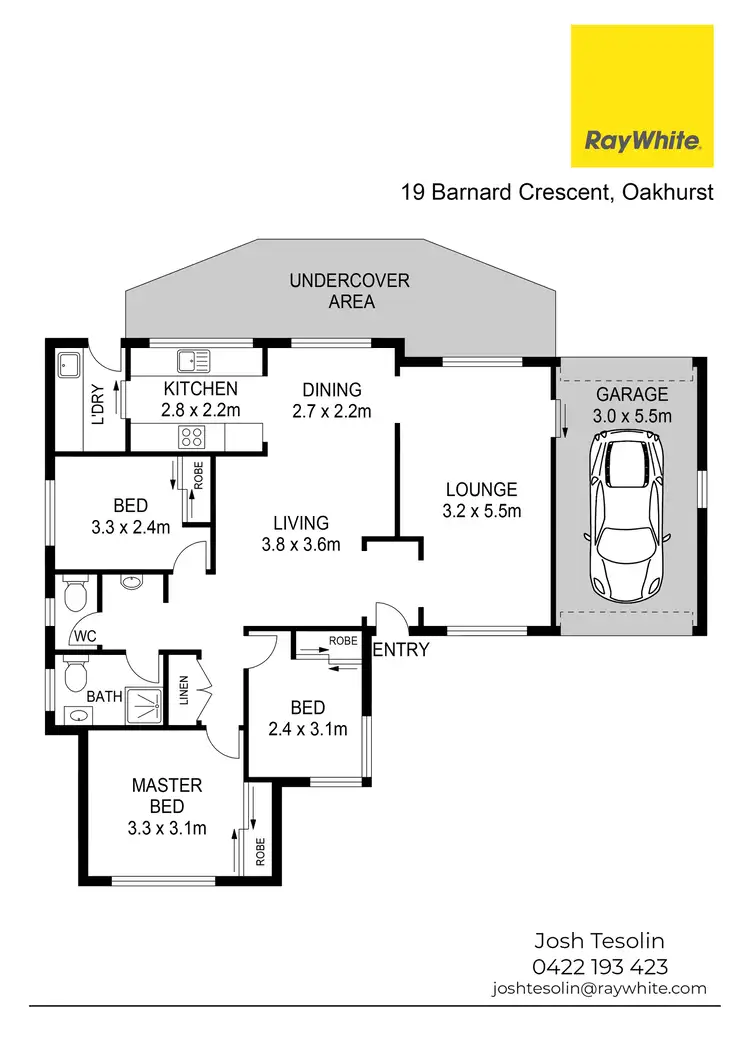 Floorplan of Homely house listing, 19 Barnard Crescent, Oakhurst NSW 2761