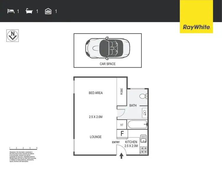 Floorplan of Homely unit listing, 29/6 Marrawah Street, Lyons ACT 2606