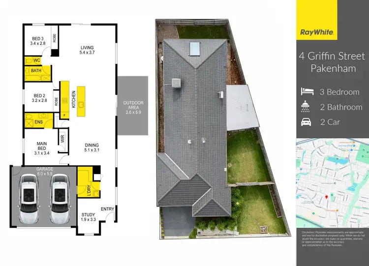 Floorplan of Homely house listing, 4 Griffin Street, Pakenham VIC 3810