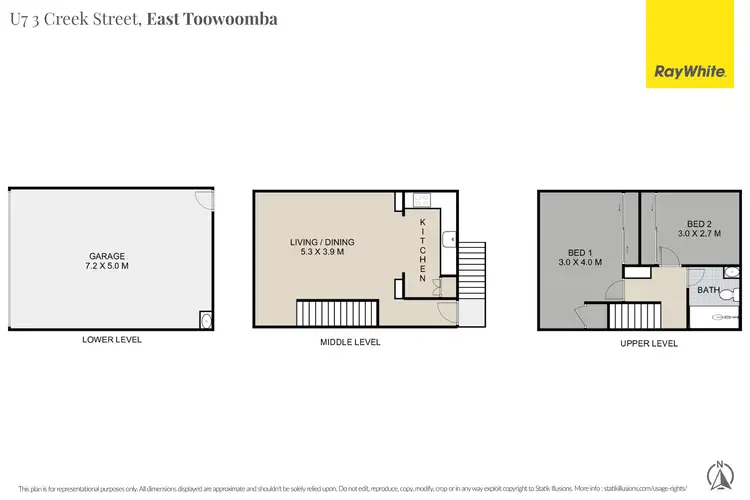 Floorplan of Homely unit listing, 7/3 Creek Street, East Toowoomba QLD 4350