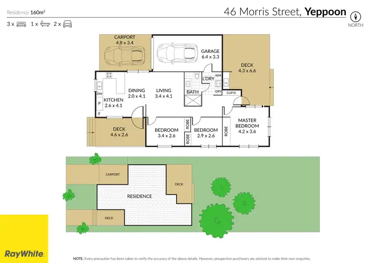 Floorplan of Homely house listing, 46 Morris Street, Yeppoon QLD 4703