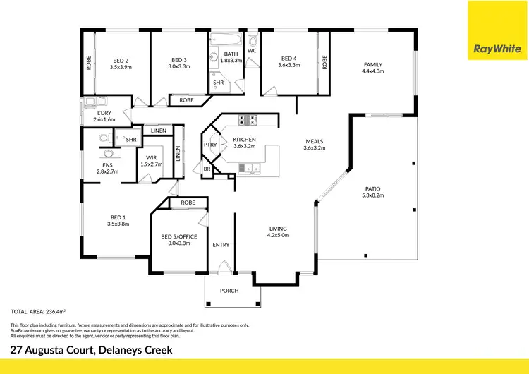 Floorplan of Homely house listing, 27 Augusta Court, Delaneys Creek QLD 4514