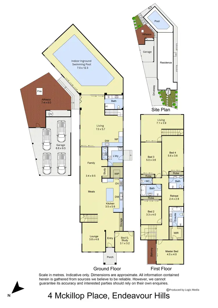 Floorplan of Homely house listing, 4 McKillop Place, Endeavour Hills VIC 3802