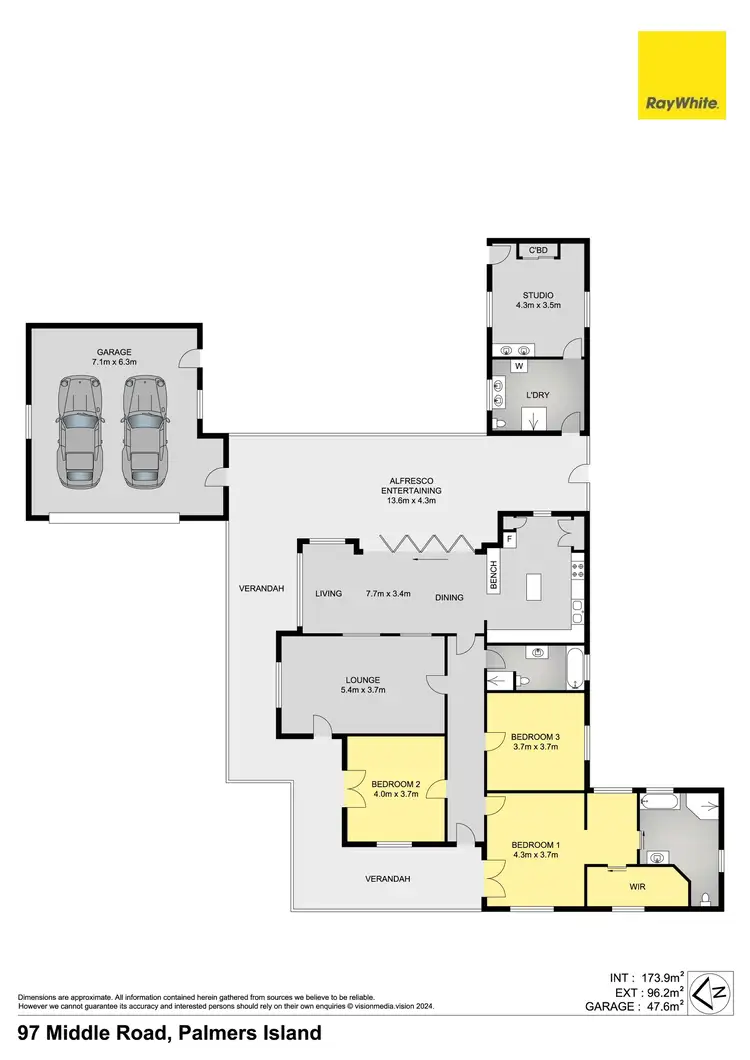 Floorplan of Homely house listing, 97 Middle Road, Palmers Island NSW 2463